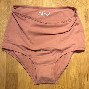 ARQ High-Waist Cotton Briefs in Dusty Rose